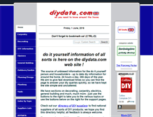 Tablet Screenshot of diydata.com